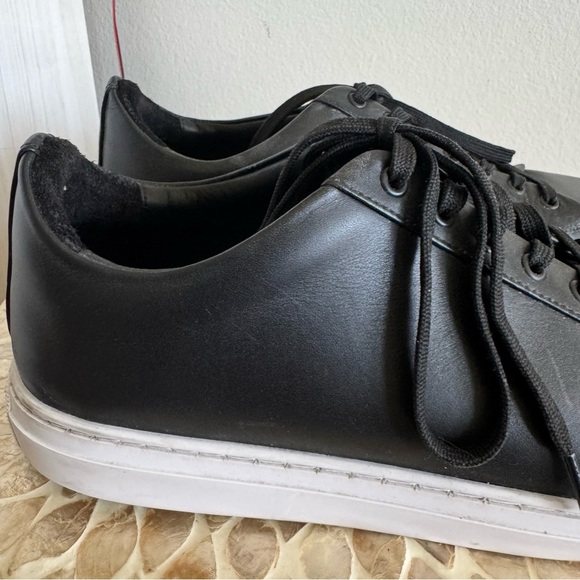 Thursday Boot Company Premier Low Top Men's Black Leather Sneakers size 11W - Picture 2 of 10